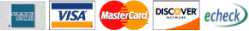 Credit Card/eCheck Logos